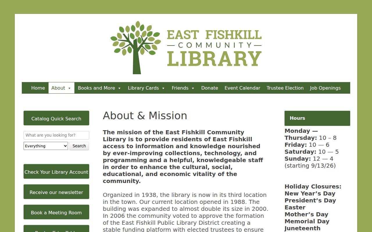 East Fishkill city directory research at the community library
